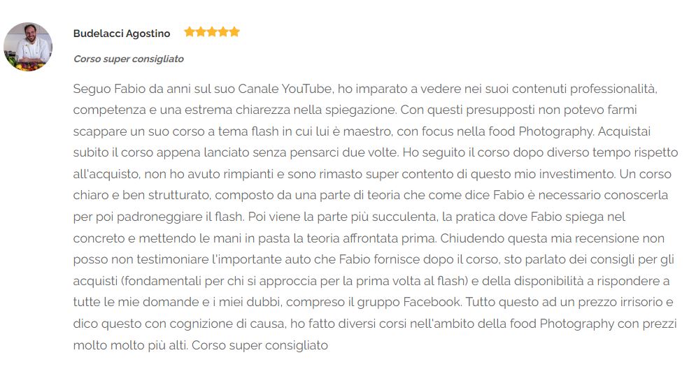 Recensione Agostino Budelacci
